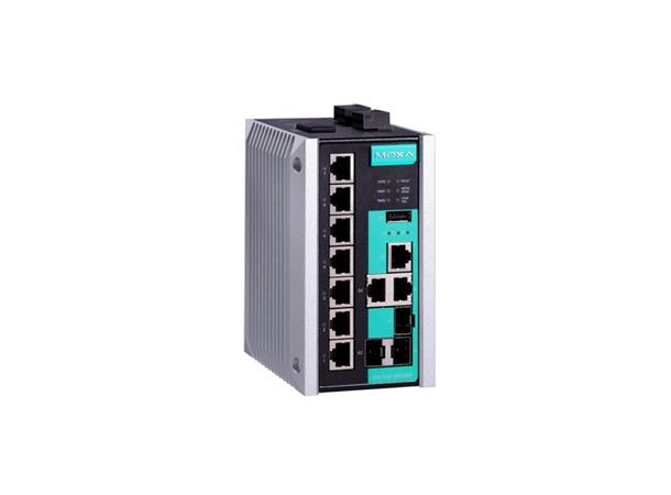 Moxa EDS-510E-3GTXSFP-T, 3x Gigabit 7+3G-port Gigabit Ethernet switch 